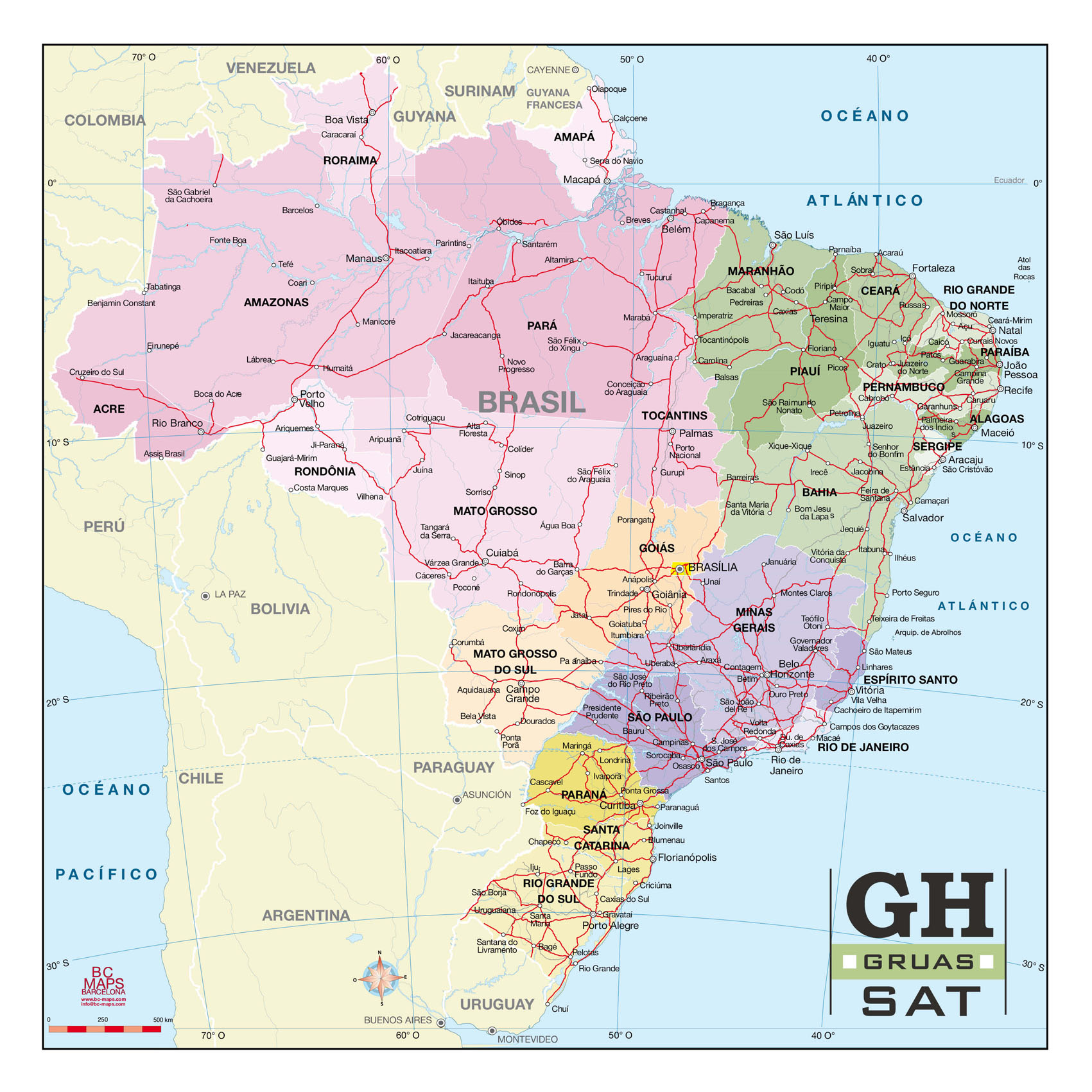 Mapa De Brasil Y Sus Limites Archivos Mapas Mapamapas Mapa Images Hot Sex Picture 6288