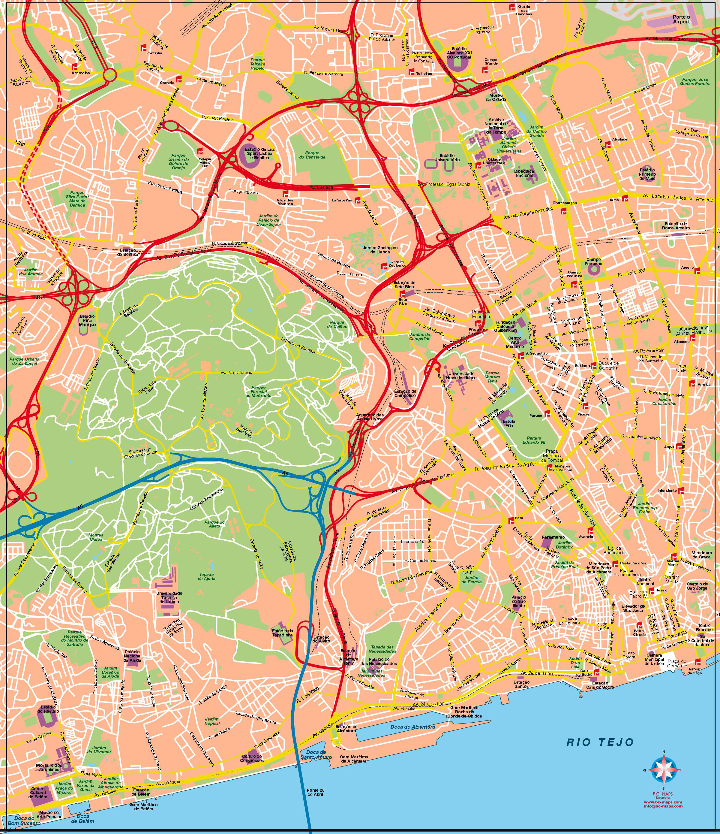 Lisboa Mapa Vectorial Editable Eps Freehand Illustrator Mapas Images The Best Porn Website