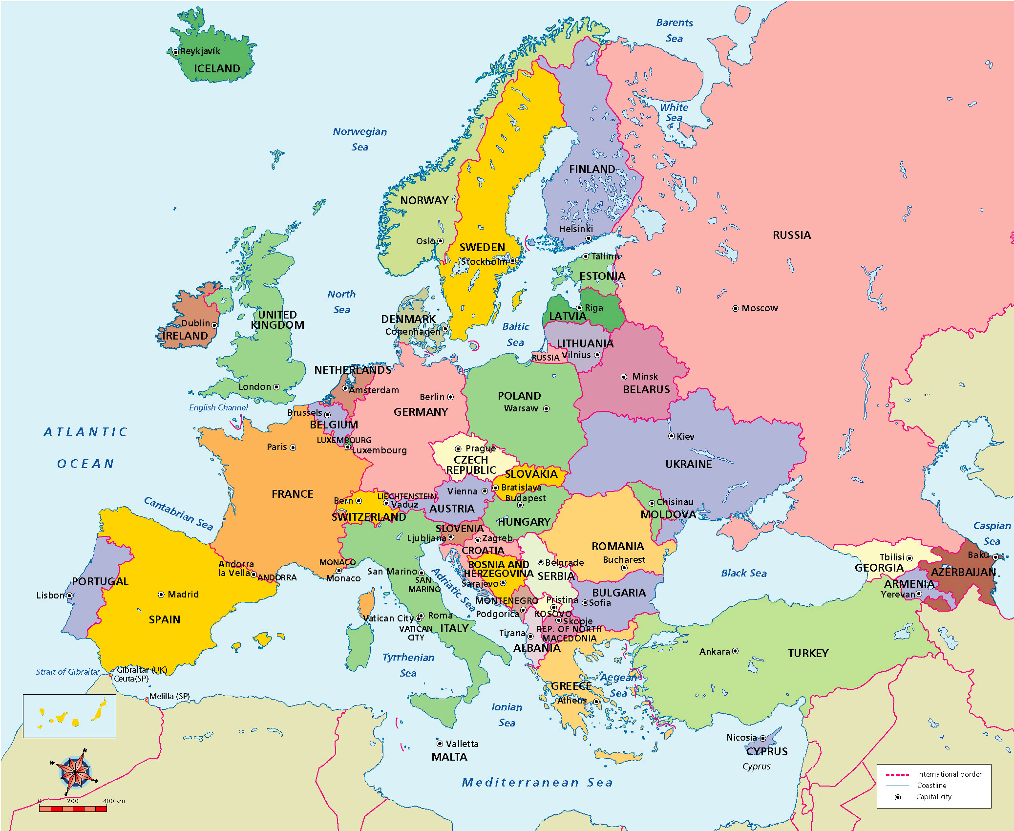 Mapa Politico De Europa Mapa De Europa Images