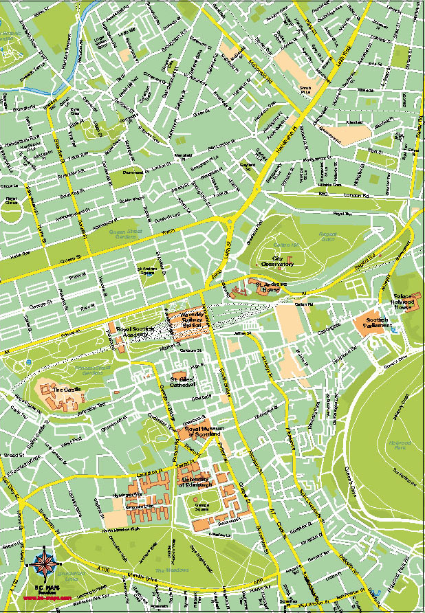 Edimburgo Mapa Vectorial Editable Eps Illustrator Estructurados Con Capas Porn Sex Picture 0940
