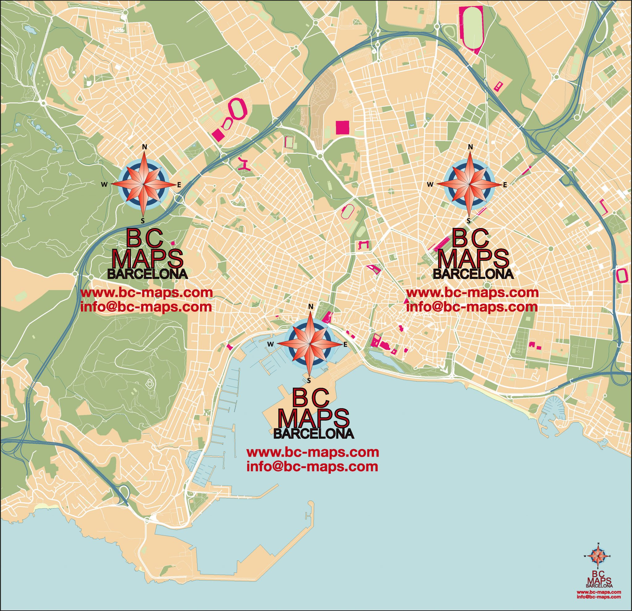 Palma Mallorca Mapa Plano Vectorial Illustrator Eps Editable Bc Maps Mapa Vectorial Eps 6733