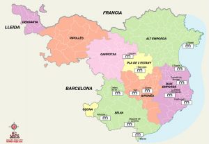 Mapa Girona centros Memora